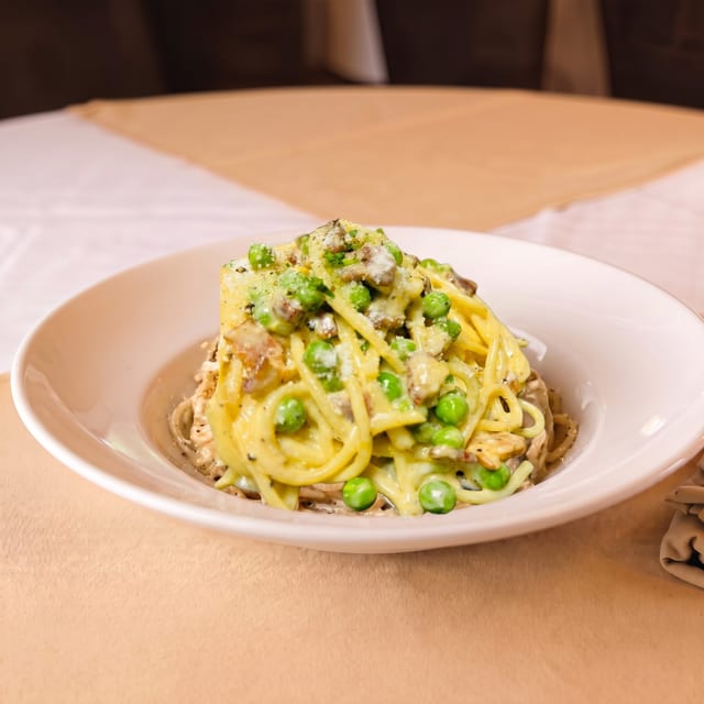 Fettuccine Carbonara.